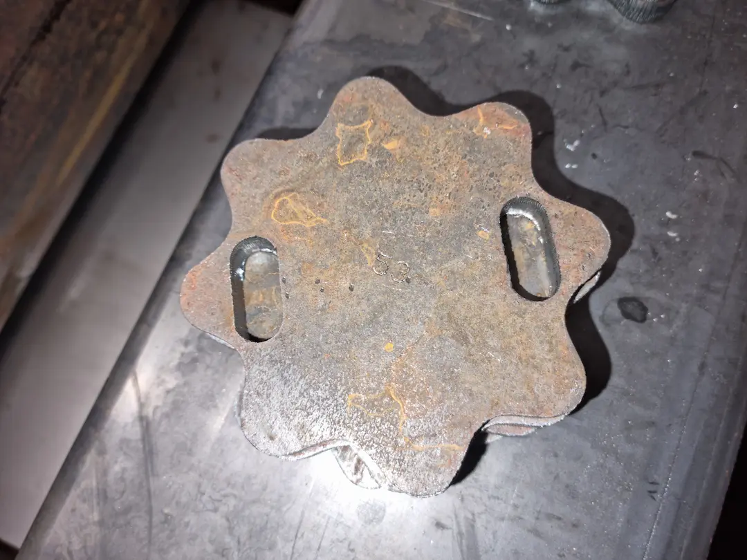 Un exemple de pièce industrielle réalisé par découpage du métal