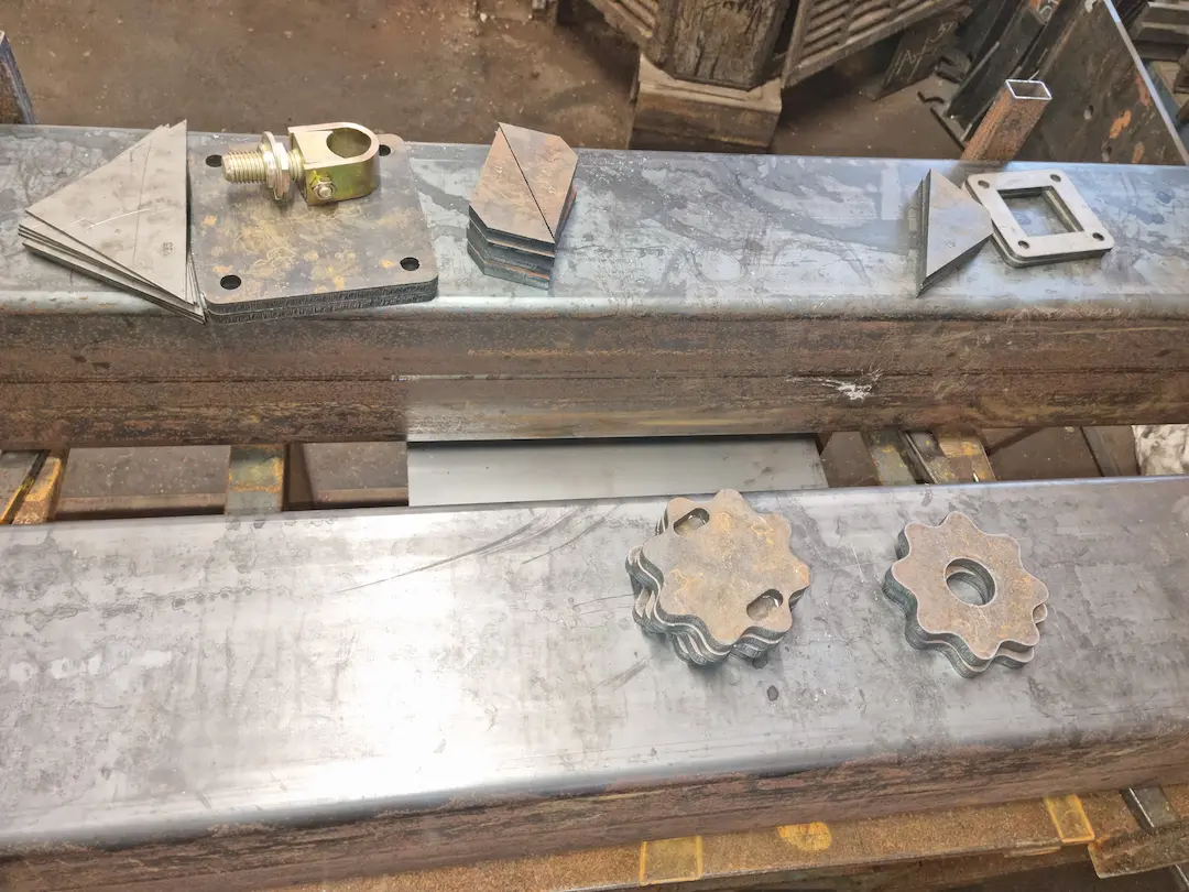 Un exemple de pièce industrielle réalisé par découpage du métal