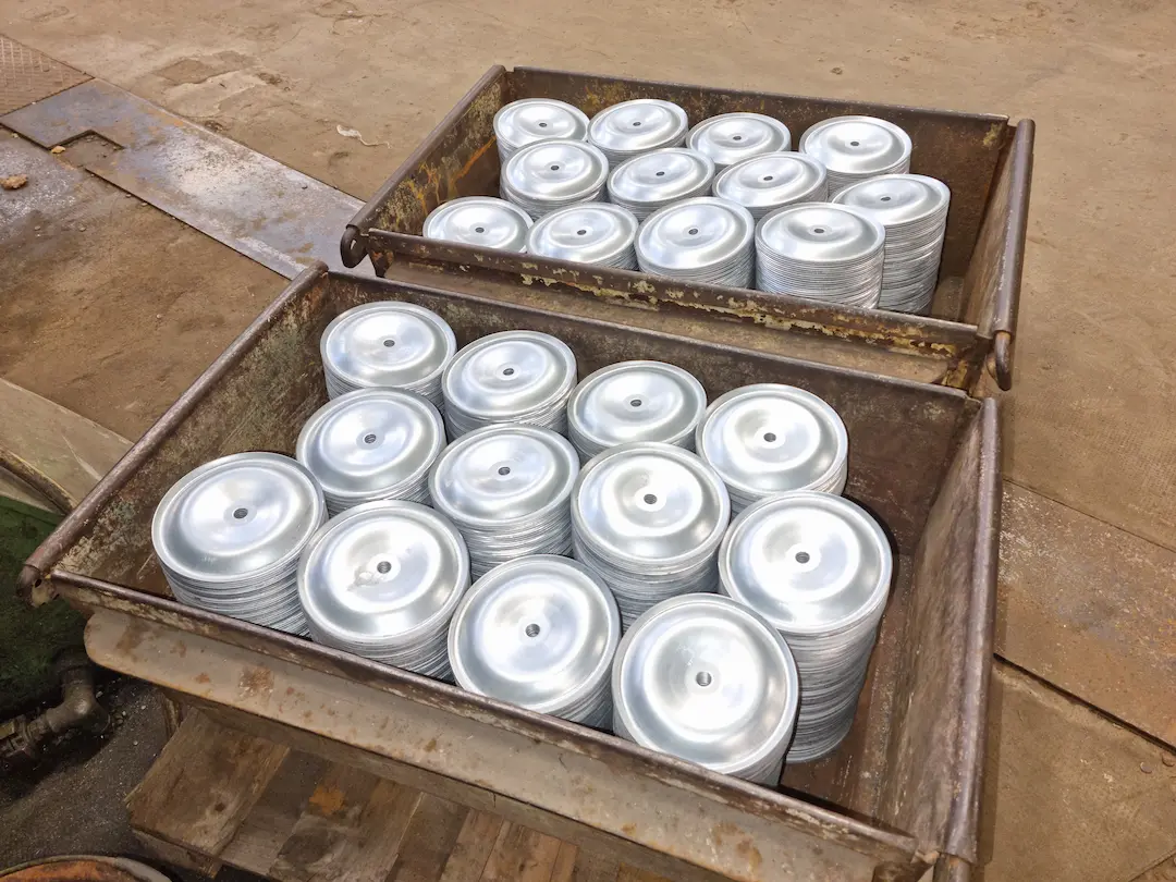 Un exemple de pièce industrielle obtenue par emboutissage du métal