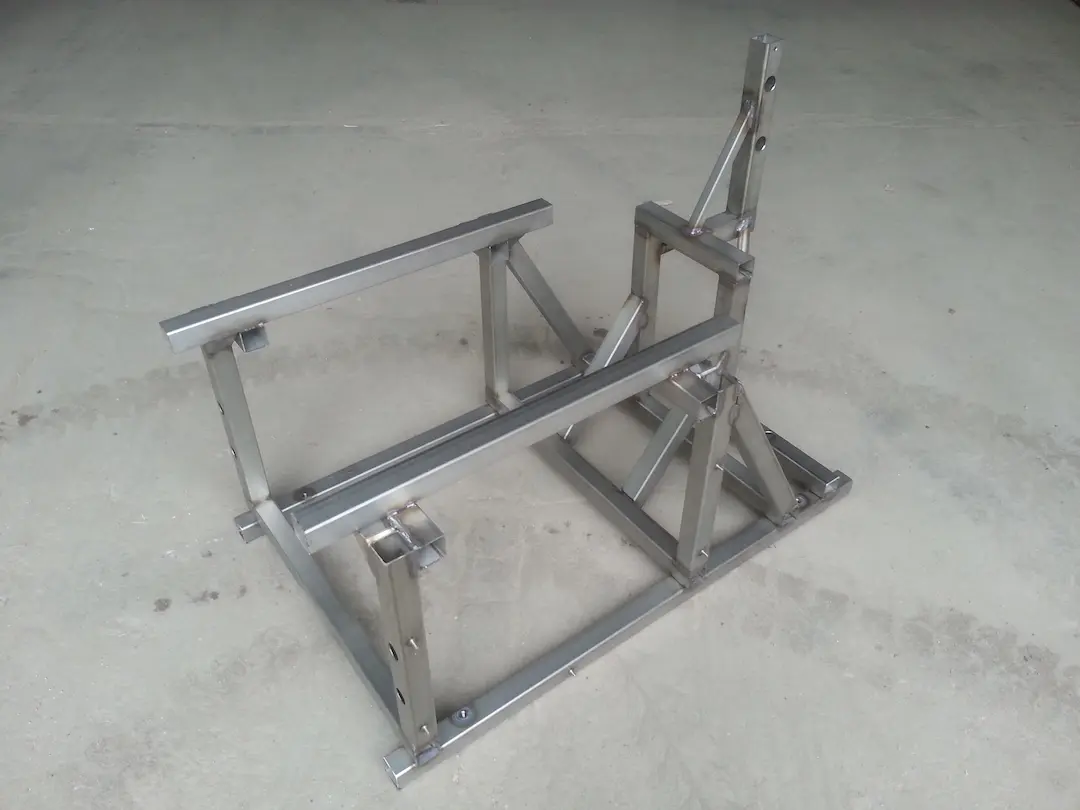 Une pièce industrielle réalisé à l'aide d'une méthode de mécano-soudure