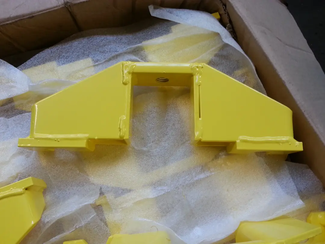 Une pièce industrielle réalisé à l'aide d'une méthode de mécano-soudure