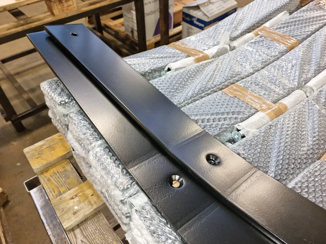 Un exemple de pièce industrielle réalisé par le pliage du métal